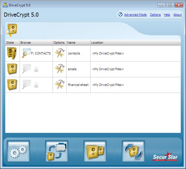 DriveCrypt screen shot