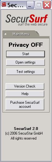 SecurSurf, encryption software, anonymous surf, securstar, encryption, ssh proto